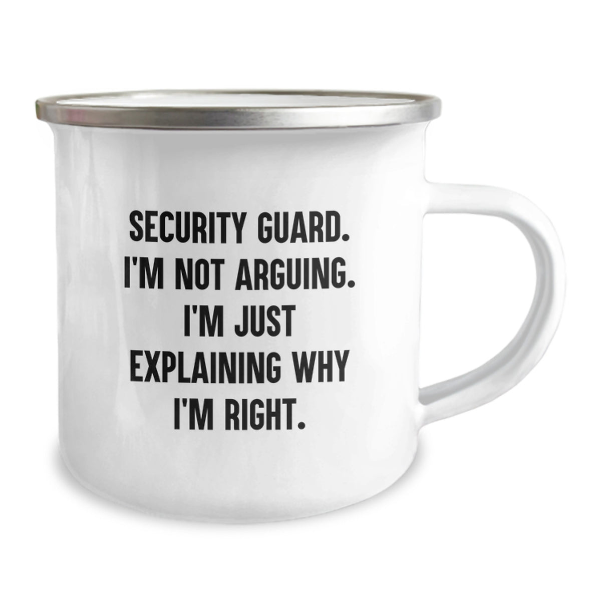 Birthday Gift Security Guard Camping Mug for Her Present - Image 2
