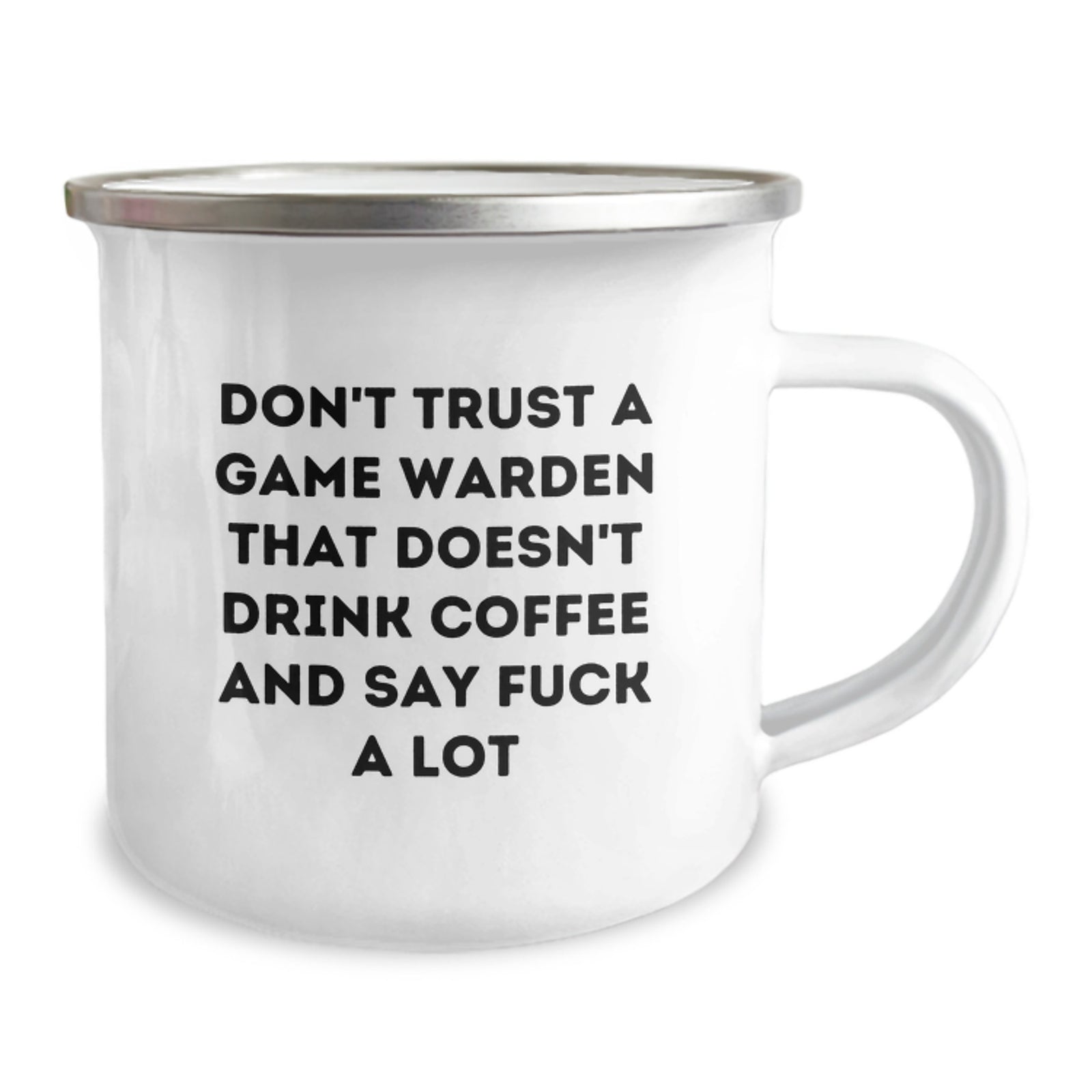 Funny Game Warden Gifts for Him, 'Don't Trust A Game Warden' Camping Mug for Graduation Unique Gifts from Friends to Family - Image 2
