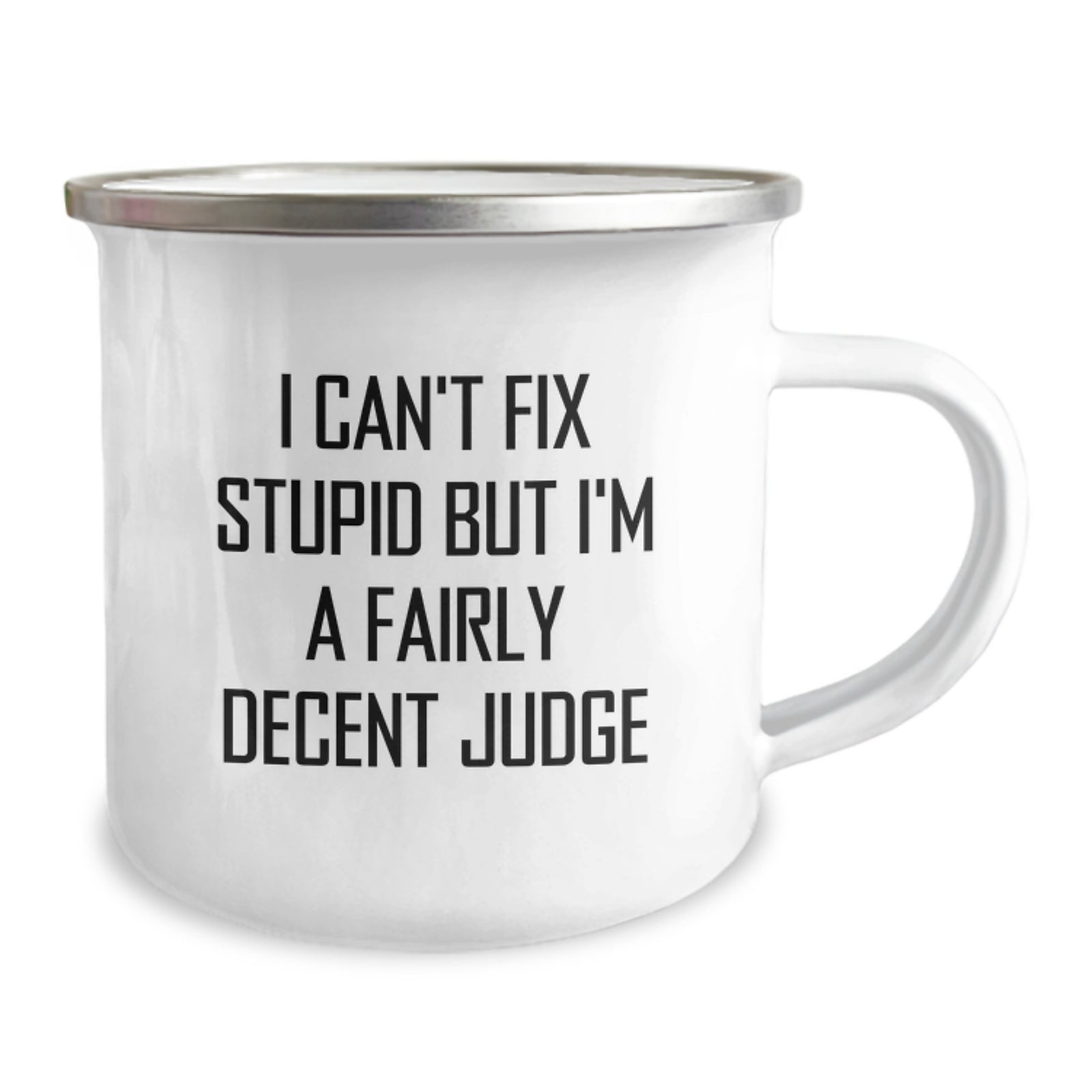 Funny Judge Themed Camping Mug for Valentine's Unique Gifts from Friends to Judge - Image 2