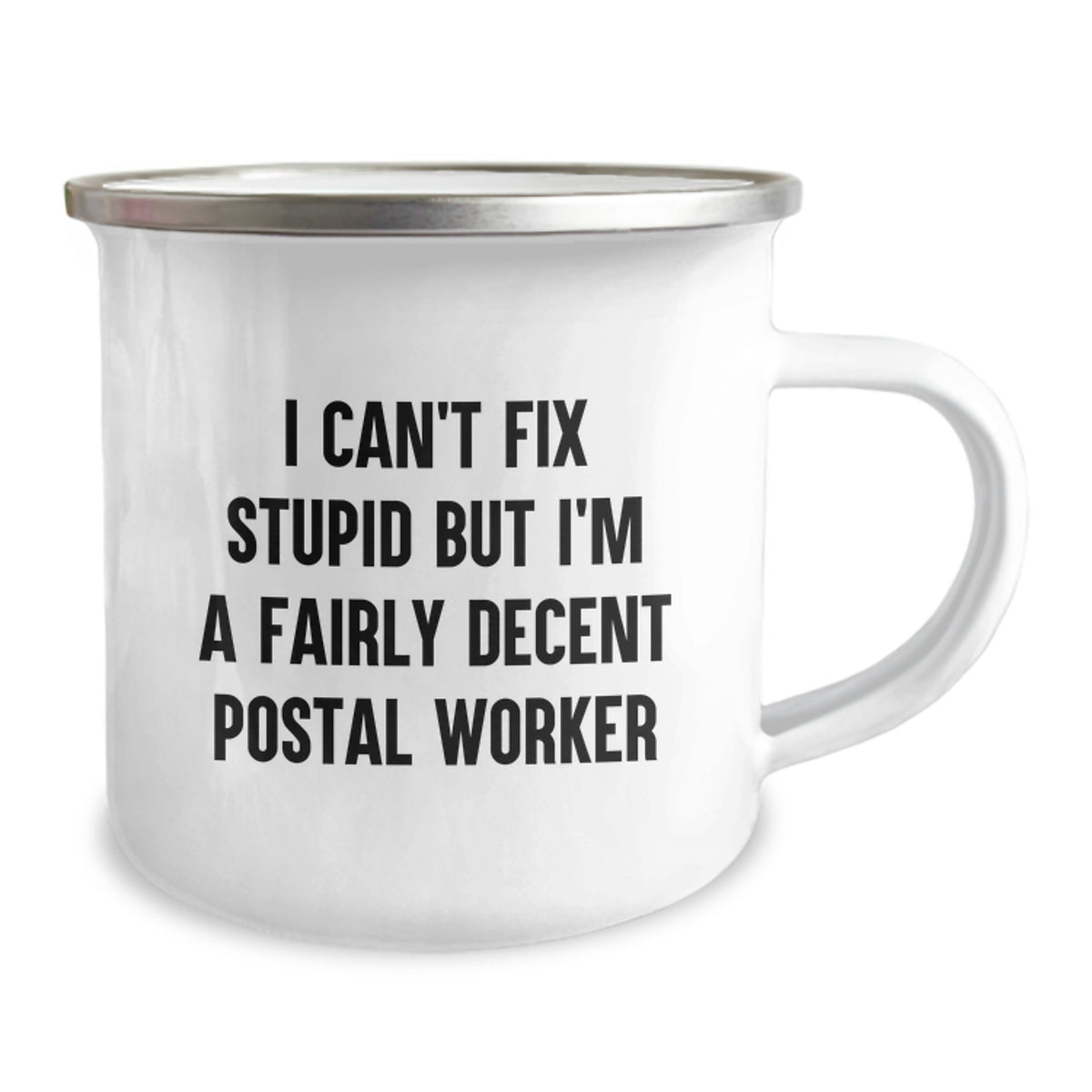 Funny Postal Worker Gifts for Men, Cute Camping Mug for Valentine's from Friends - Image 2