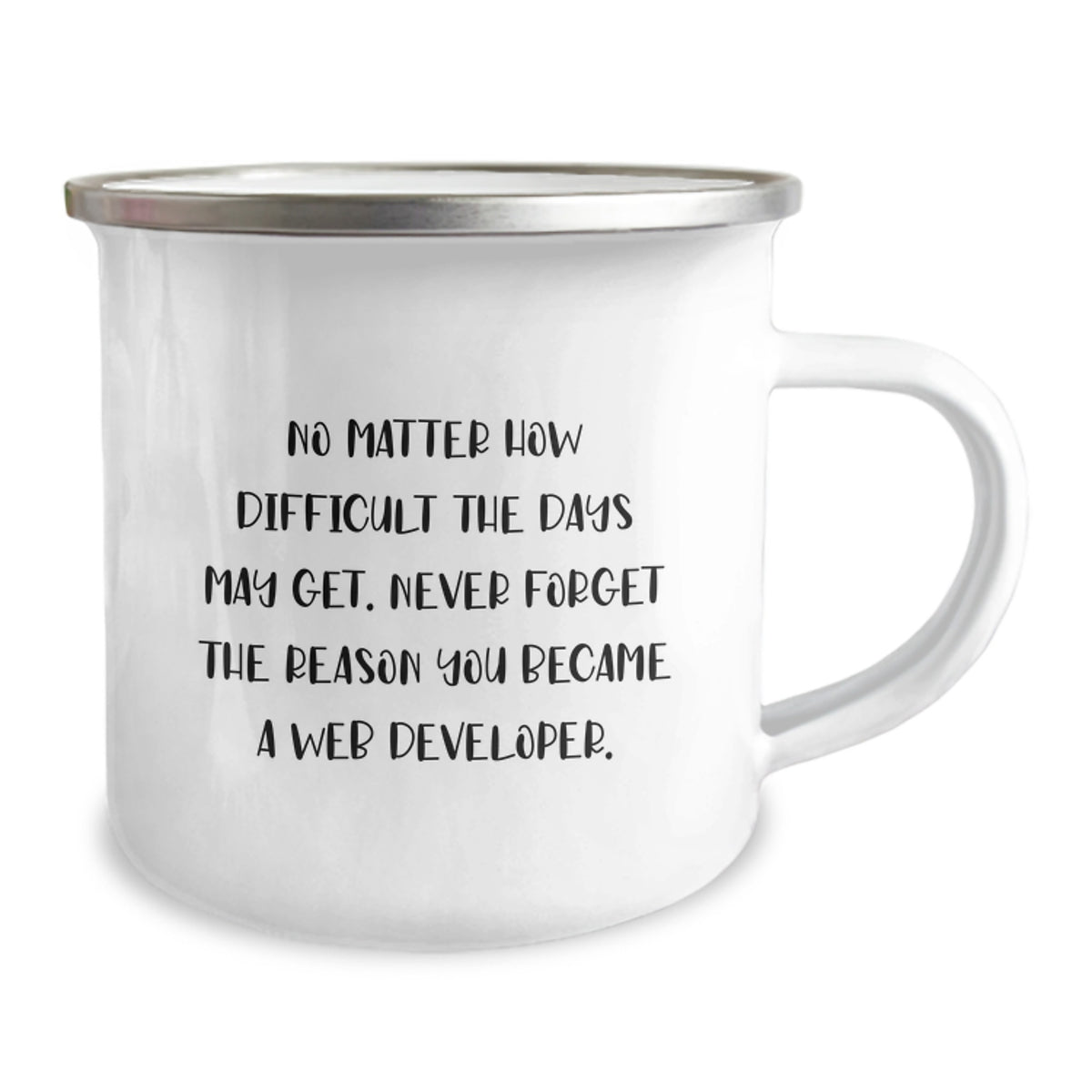 Graduation Unique Gifts for Web Developer, Funny Inspirational Quotes, Stainless Steel Camping Mug, Gifts from Men to Women, Friends, Coworkers, Family - Image 2