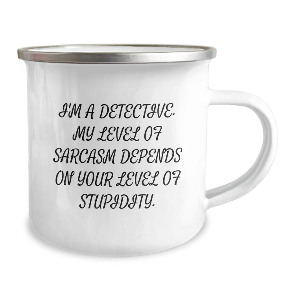 Gifts from Men, Funny Detective Quote, Valentine's Unique Gifts for Detective Friends - Image 2