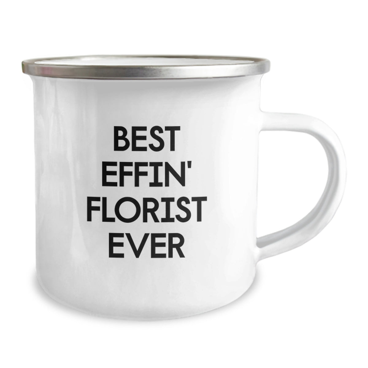 Funny Gifts from the Best Effin' Florist Ever for Florist Friends Camping Mug - Image 2