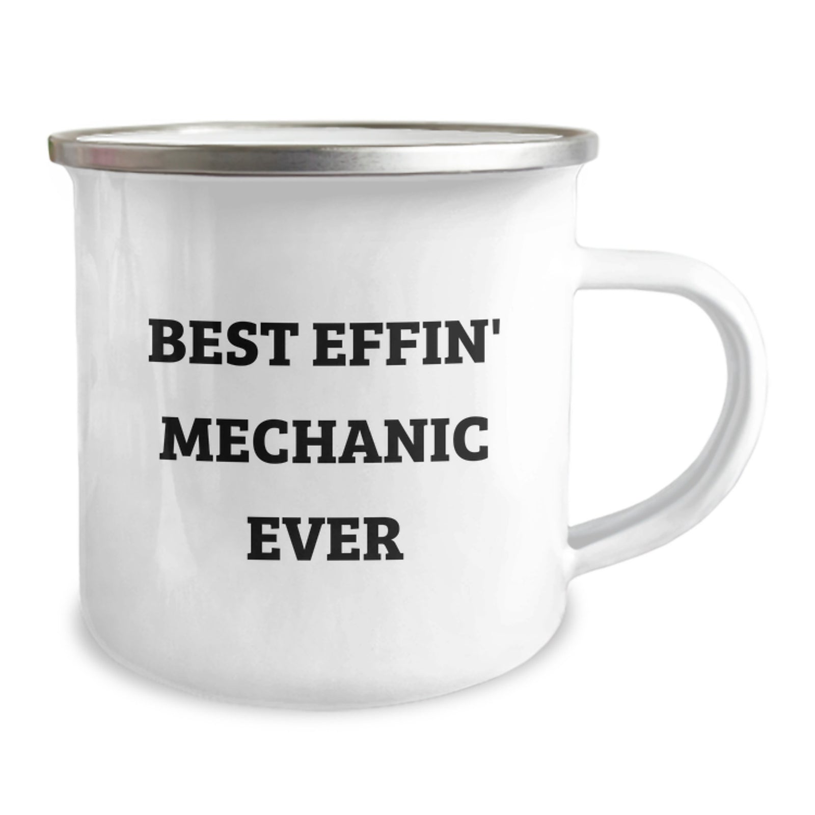 Funny Mechanic Gifts, Unique Camping Mug, Best Effin' Mechanic Ever Quote, Valentine's Gifts from Men to Mechanic Friends, Valentine's Unique Gifts for Mechanic Lovers - Image 2