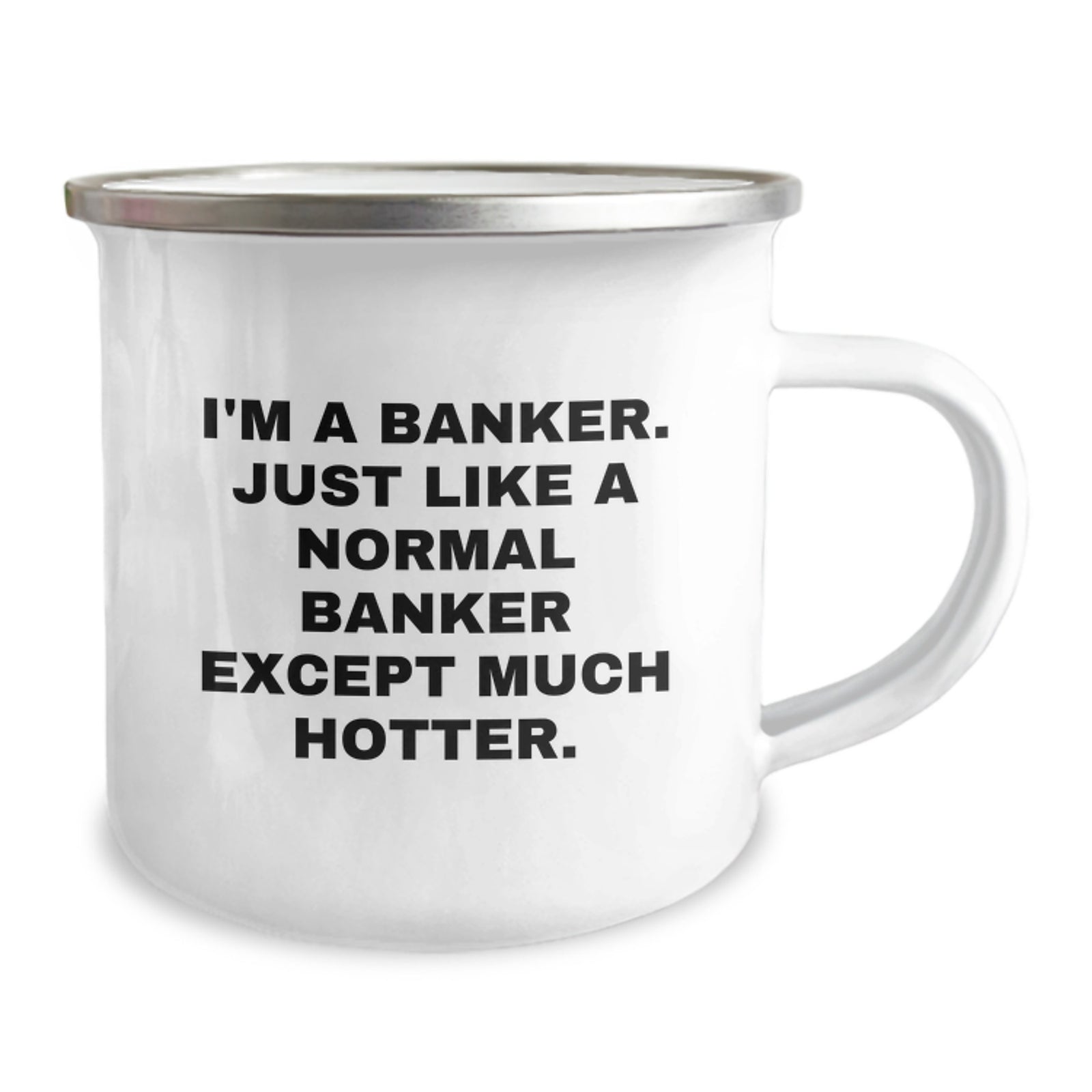 Funny Banker Gifts from Men to Coworkers - Christmas Unique Banking Gifts for Friends - Camping Mug - Image 2