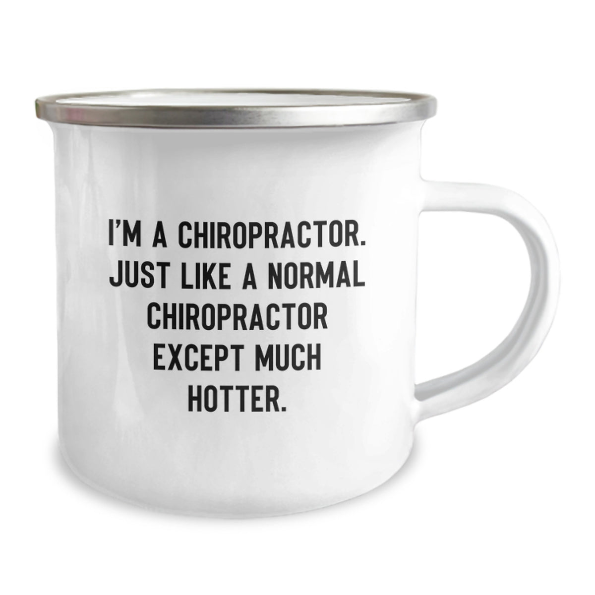 Funny Chiropractor Gifts from Men, Unique Valentine's Gifts for Chiropractor, Chiropractor Camping Mug - Image 2