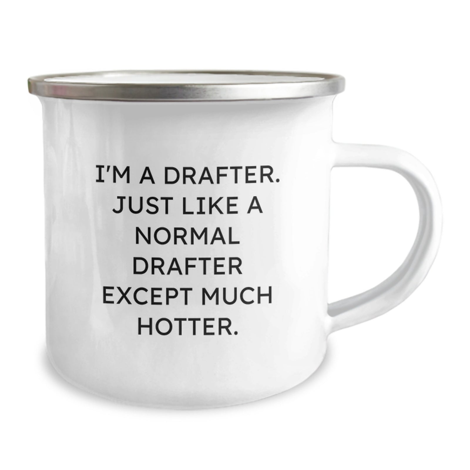 Funny Drafter Gifts for Men, I'm A Drafter. Just Like A Normal Drafter Except Much Hotter. Christmas Unique Mugs, Camping Mug for Drafter Enthusiasts - Image 2