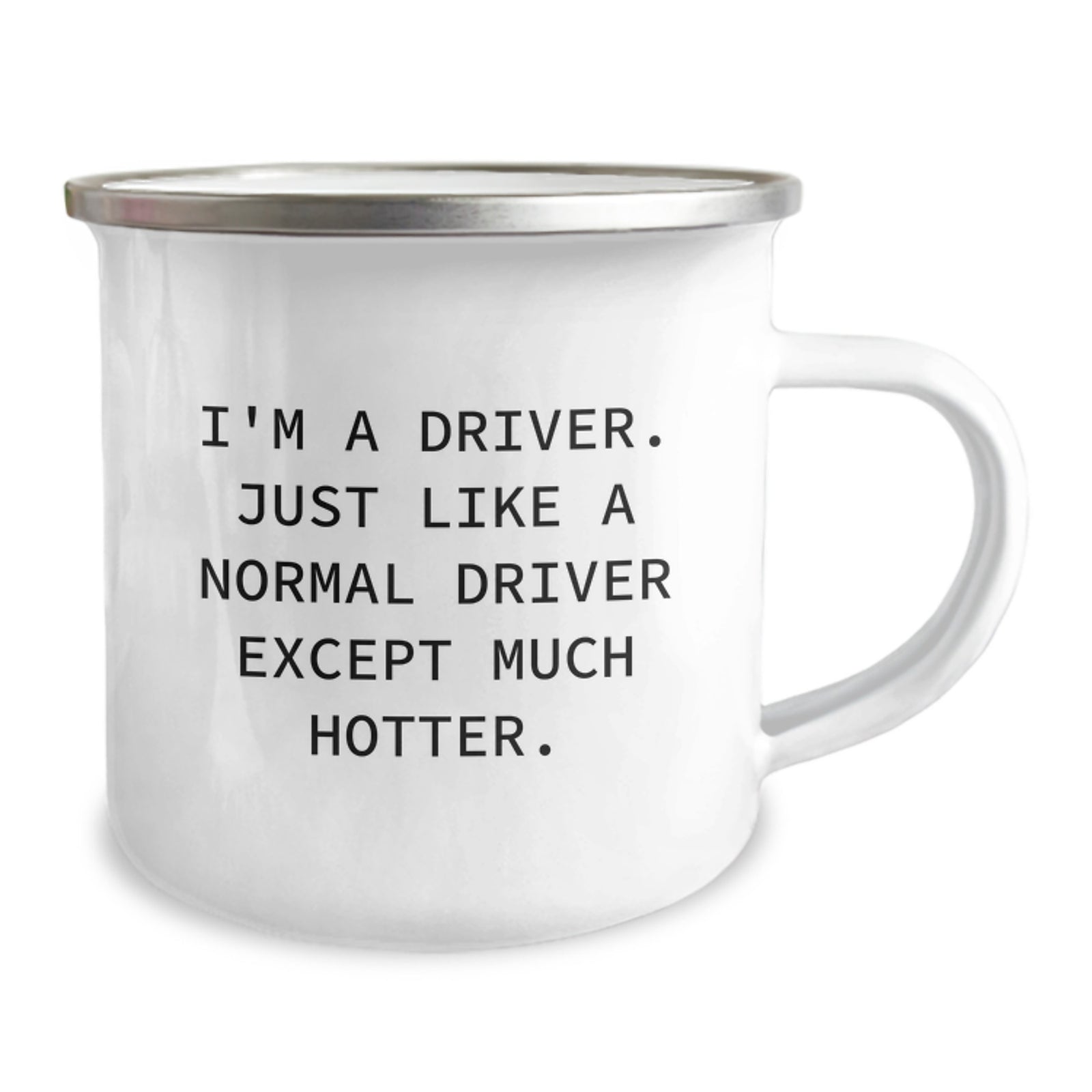 Driver Humor Camping Mug, Funny Birthday Unique Gifts from Friends, Family, or Coworkers for Men and Women Drivers - Image 2