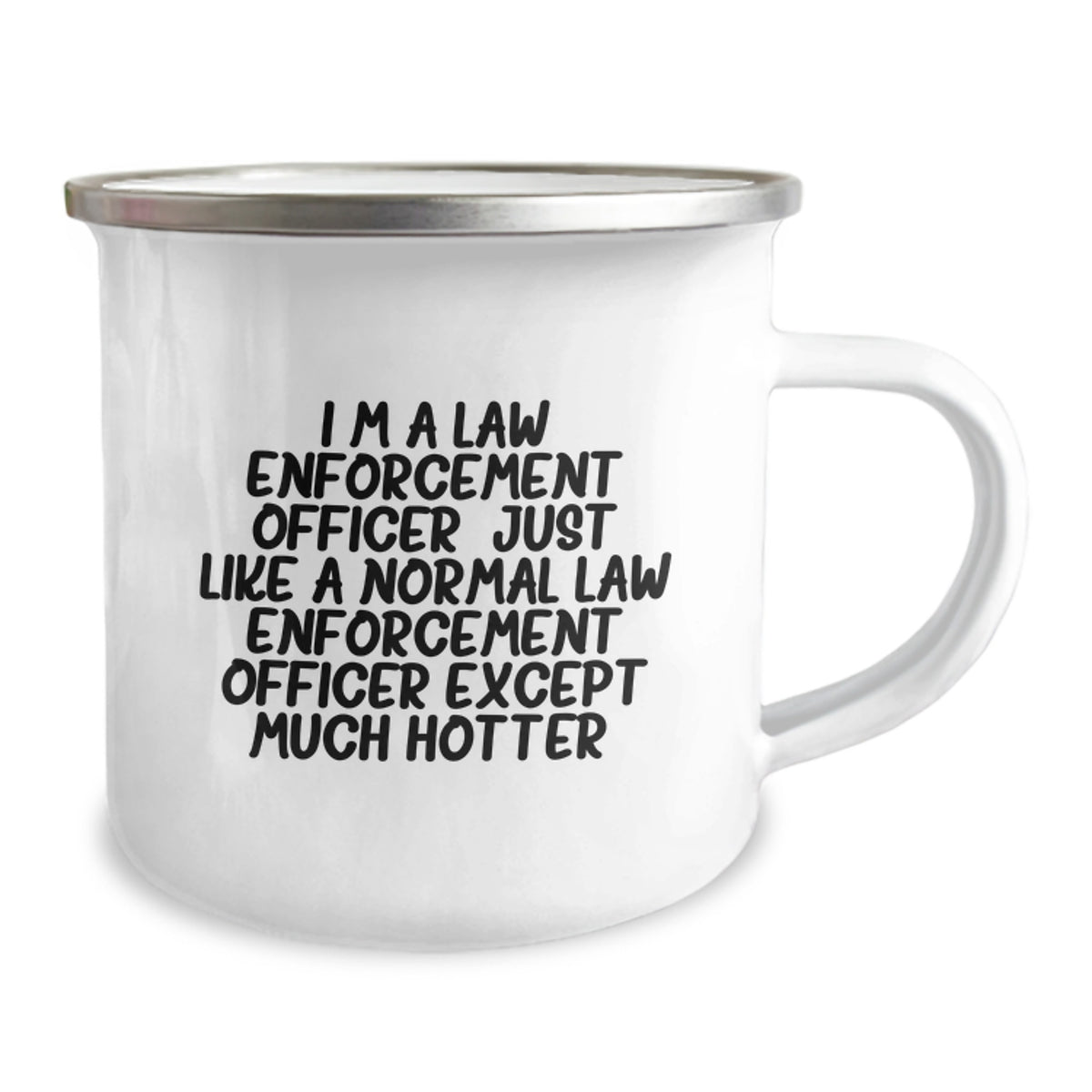 Funny Gifts from Friends for Law Enforcement Officer Dad, Camping Mug for Hot Cop, Perfect Father's Day Unique Gifts - Image 2