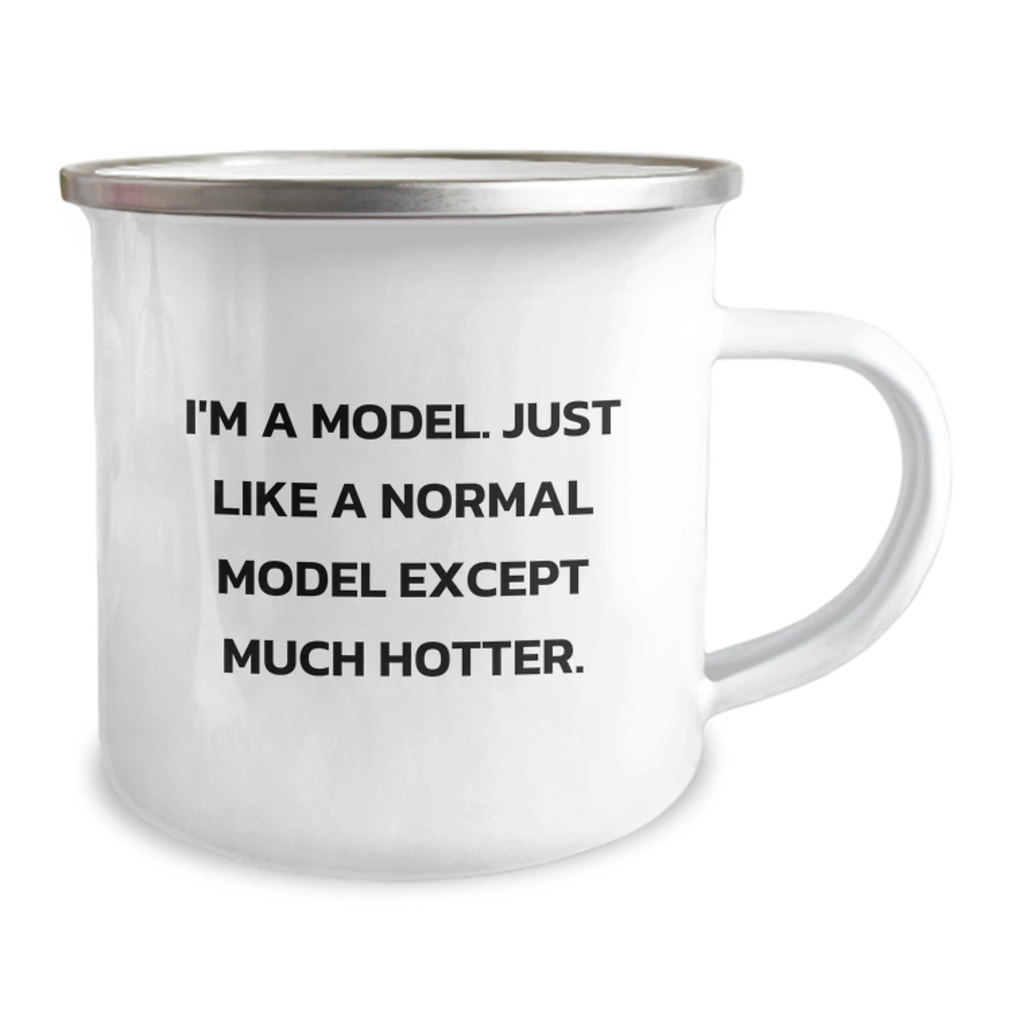 Gifts from Friends for the Model in Your Life, Funny Model Camping Mug, Unique Christmas Memorable Presents for Men, Women, or Family Members - Image 2
