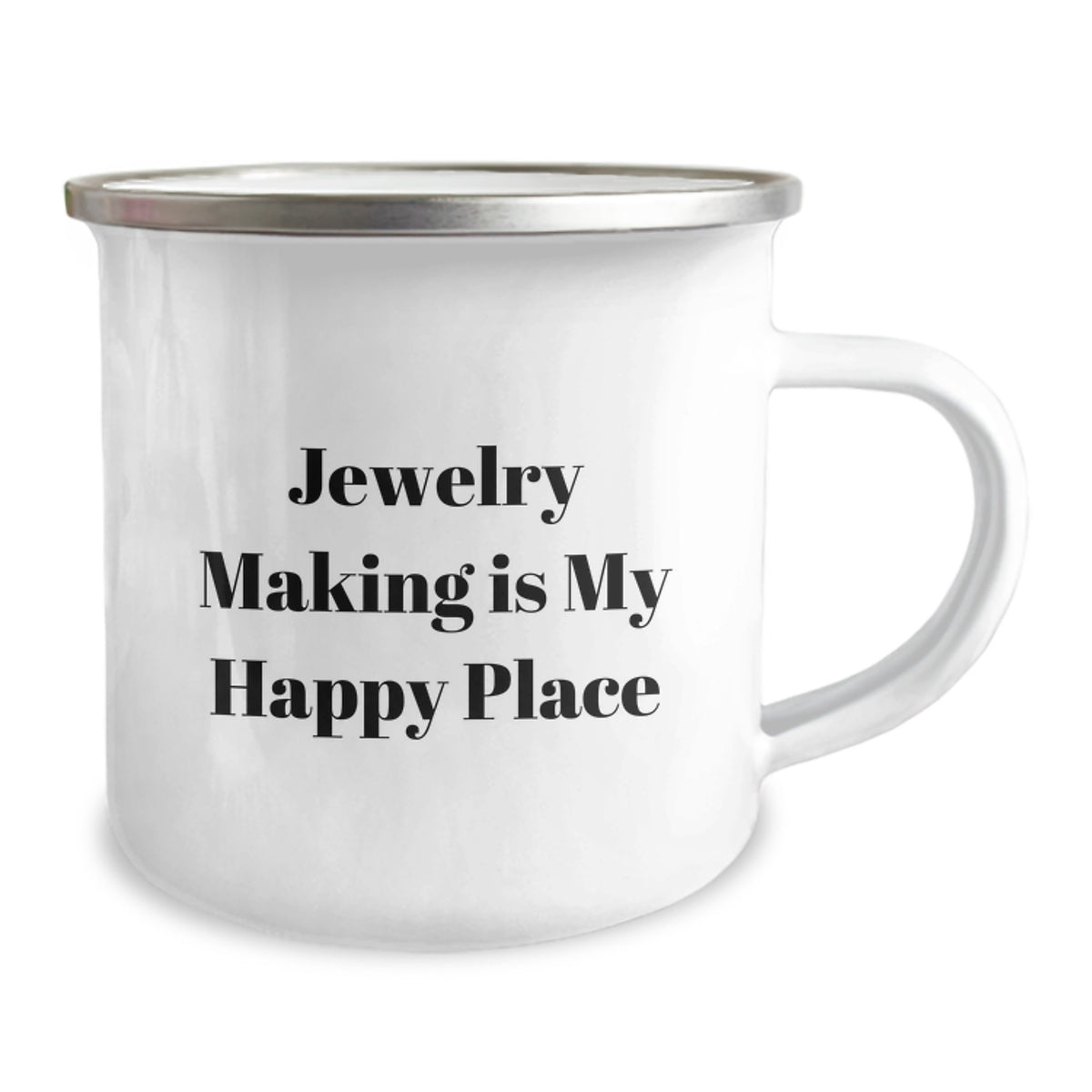 Birthday Gift Camping Mug for Him – Jewelry Making Is My Happy Place - Image 2