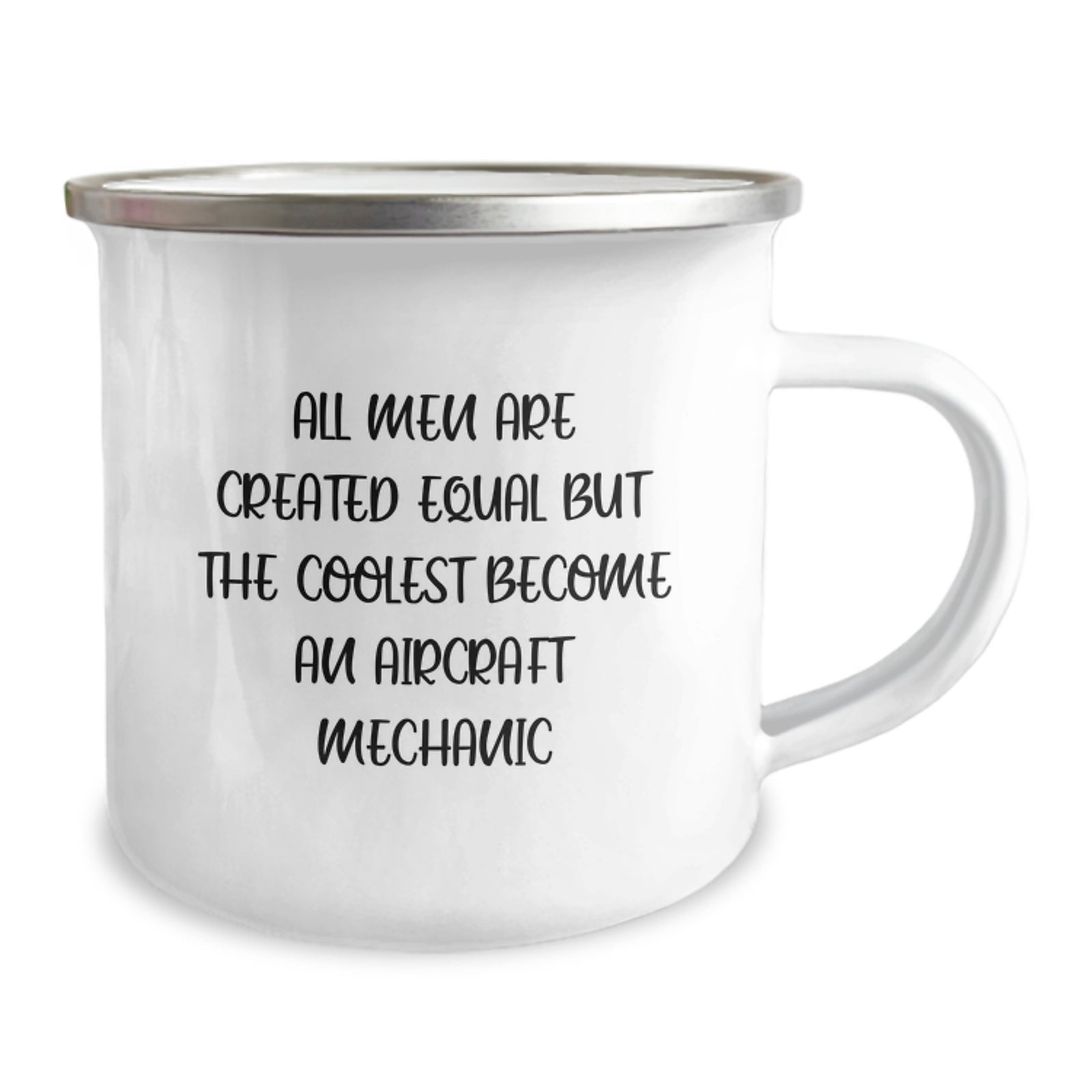 Aircraft Mechanic Gifts Funny Quote 12oz Stainless Steel Camping Mug Gifts from Men for Graduation - Image 2