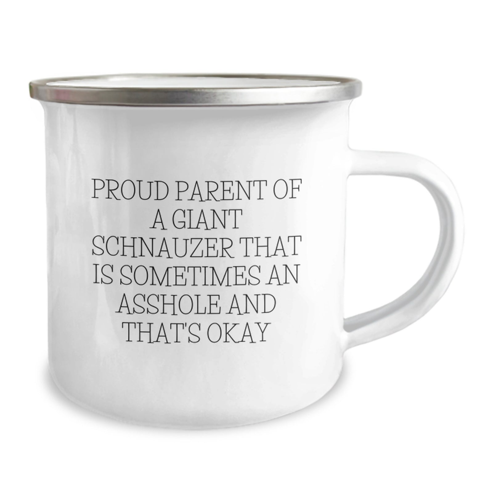 Funny Giant Schnauzer Dog Gifts for Men from Proud Parents - Camping Mug for Graduation Unique Gifts - Image 2