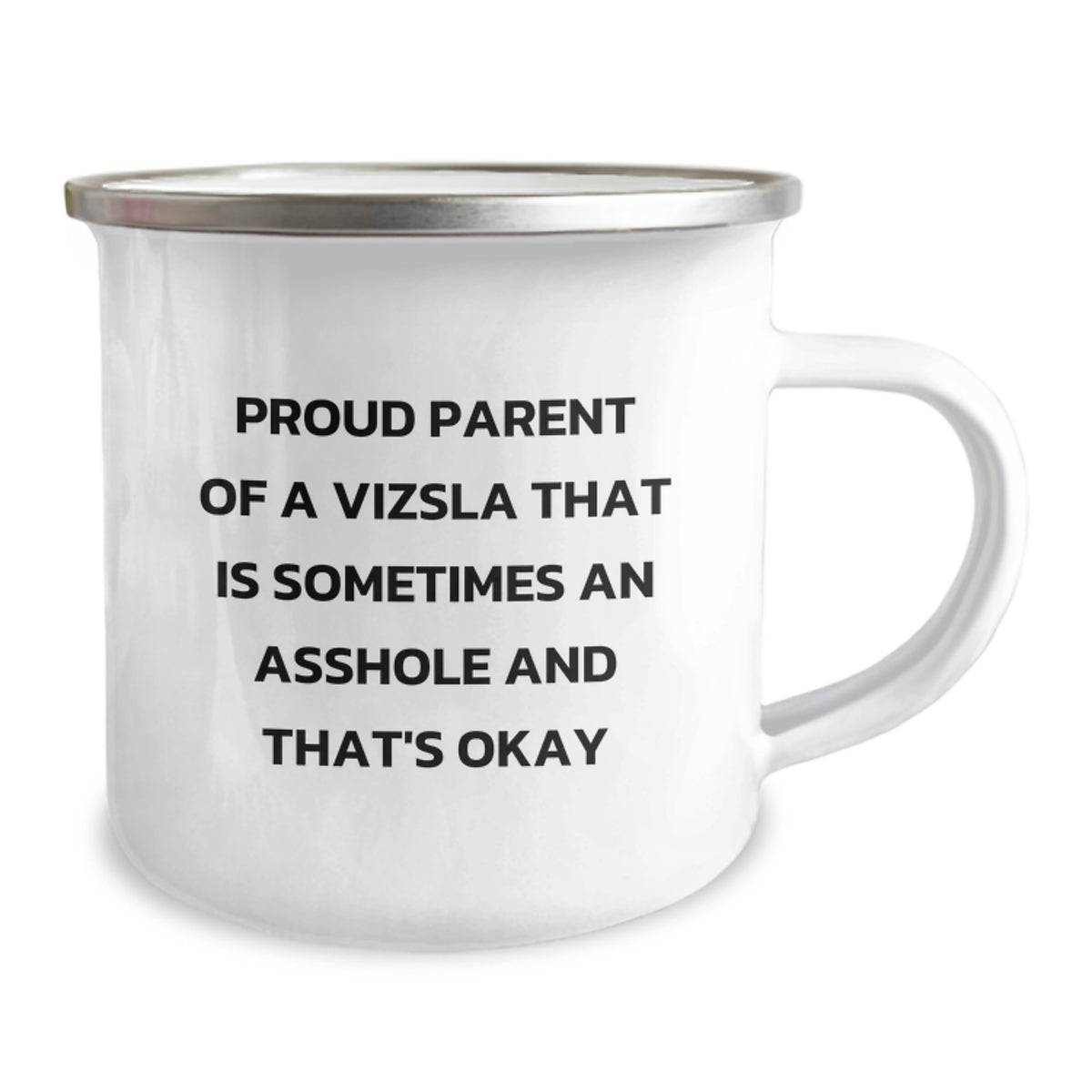 Funny Vizsla Dog Parent Gifts for Men, Gifts from Family to Vizsla Dog Lover, Vizsla Dog Camping Mug for Graduation Unique Gifts, Proud Parent Quote - Image 2