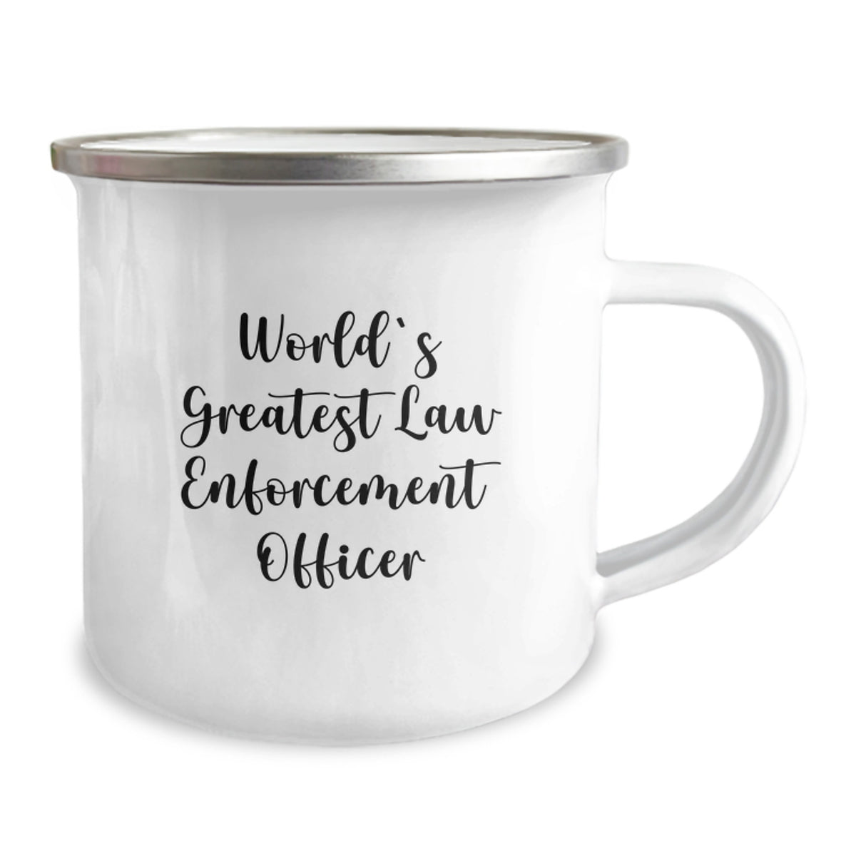 Birthday Gift for Her Law Enforcement Officer Camping Mug Present - Image 2