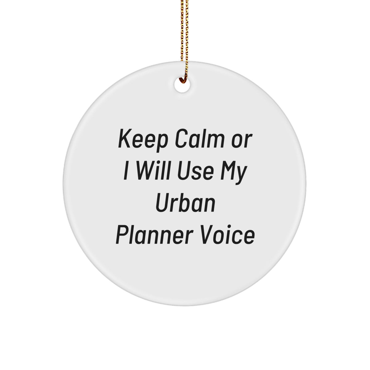 Cheerful Favorite Urban Planner Christmas Ornament for Kids Gift - Image 1