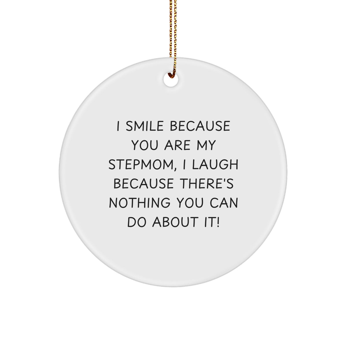 Playful Stepmom Ornament for Neighbors – Essential Christmas Gift - Image 1