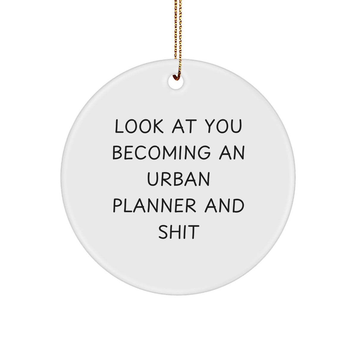 Christmas Ornament Gift for Family Look At You Becoming An Urban Planner - Image 1