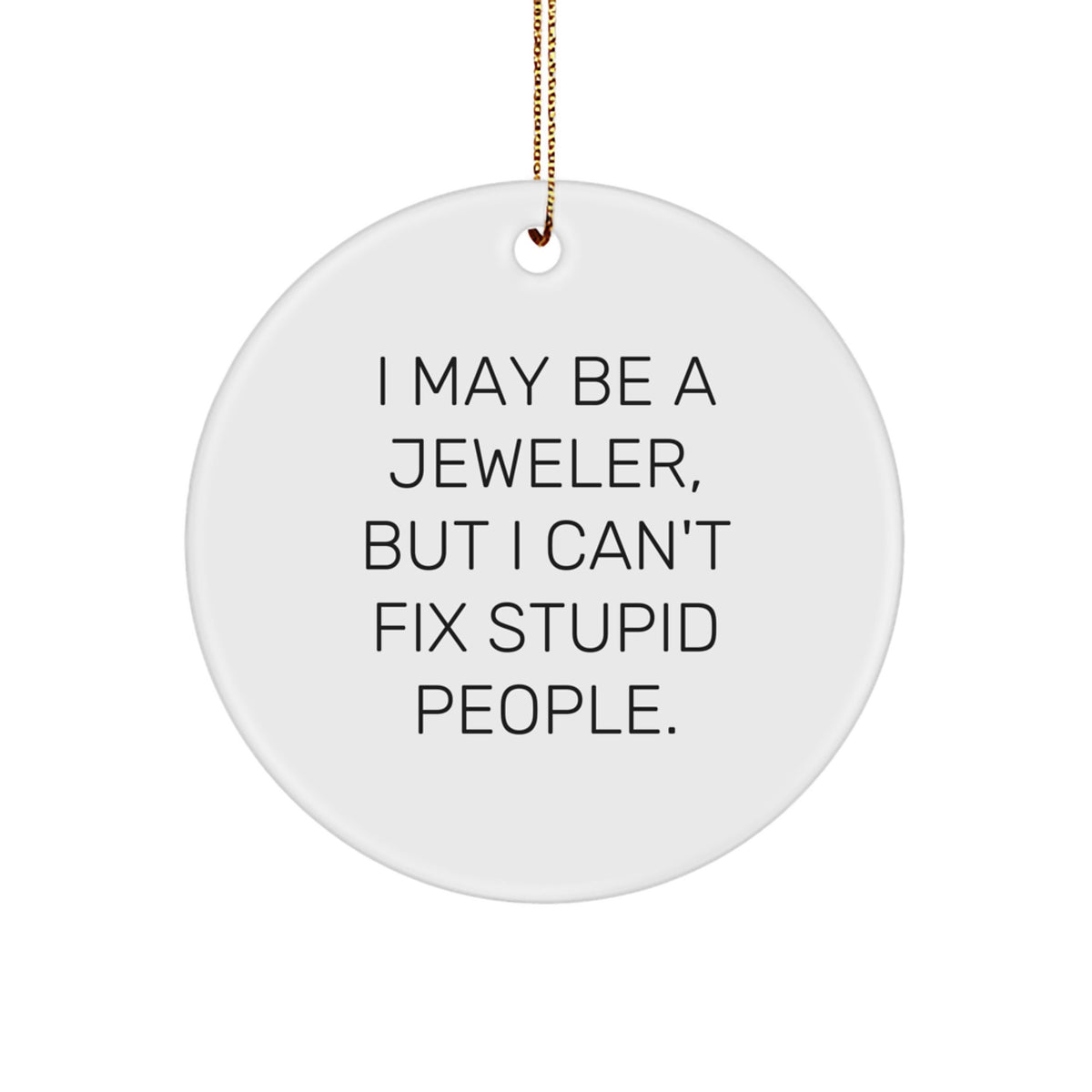 Family Treasure Jeweler Circle Ornament Christmas Gift - Image 1