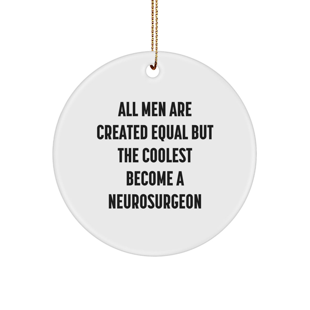 Christmas Gift for Her Neurosurgeon Keepsake Ornament Present - Image 1