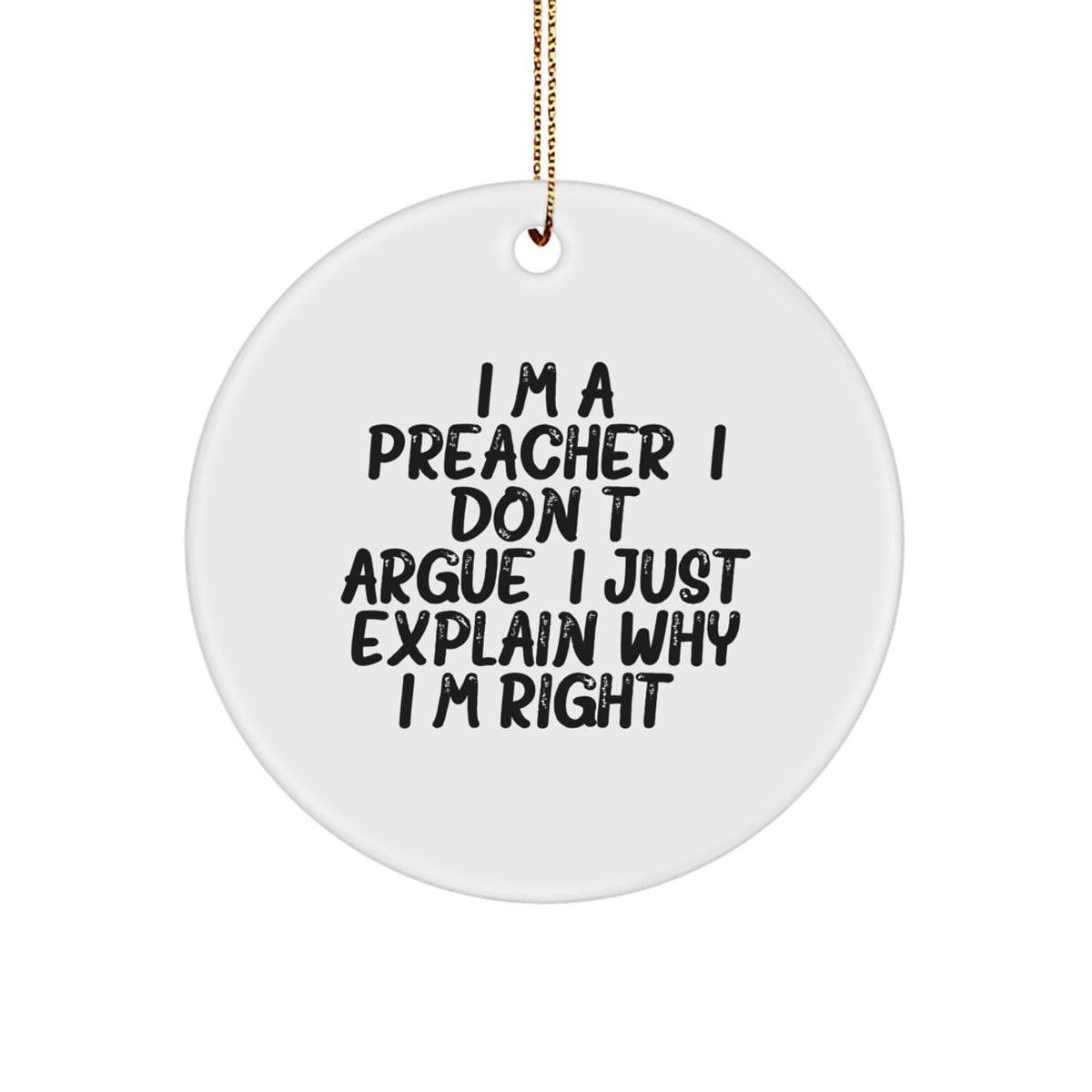 Teen Preacher Memento Christmas Ornament Gift for Teens Heartfelt - Image 1