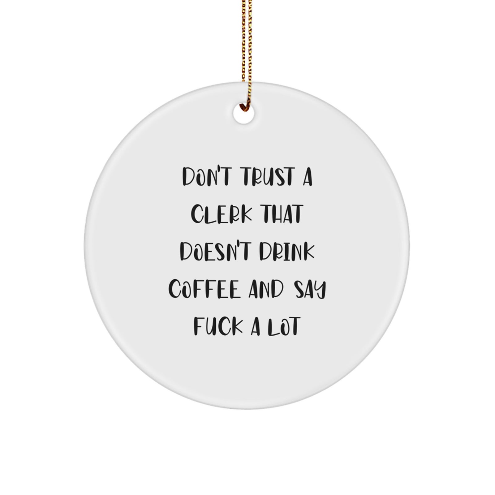 Funny Clerk Gifts from Men to Clerk Friends, Christmas Unique Gifts for Office Clerks - Image 1