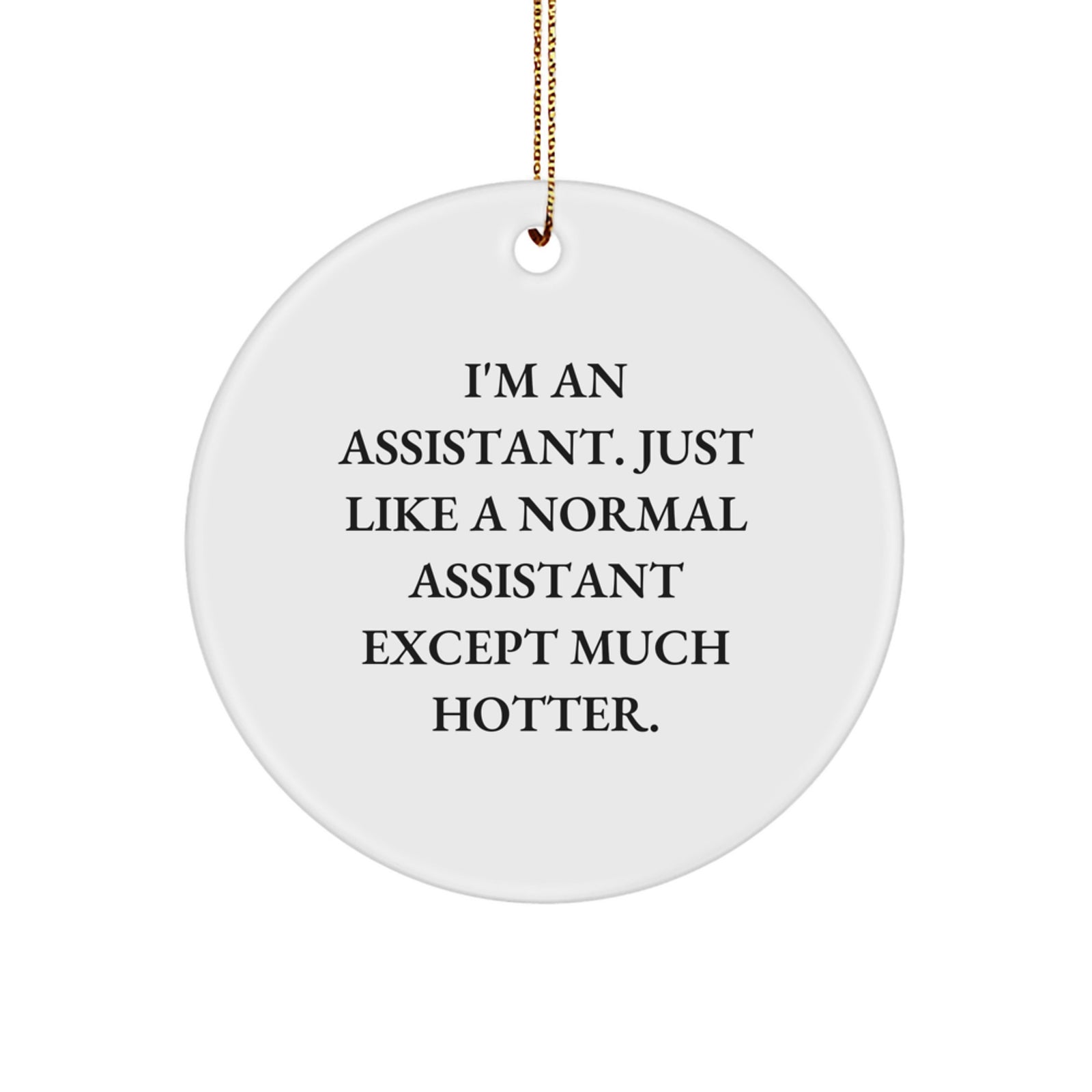 Funny Assistant Gifts for Men, Women, Coworkers, Friends, Family - 'I'm An Assistant' - Image 1