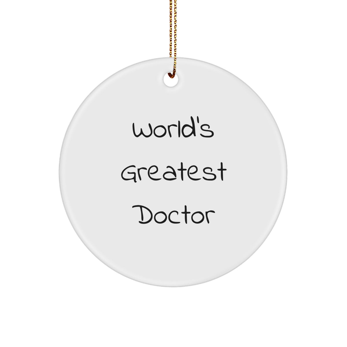 Doctor Keepsake Christmas Ornament for Him Gift - Image 1