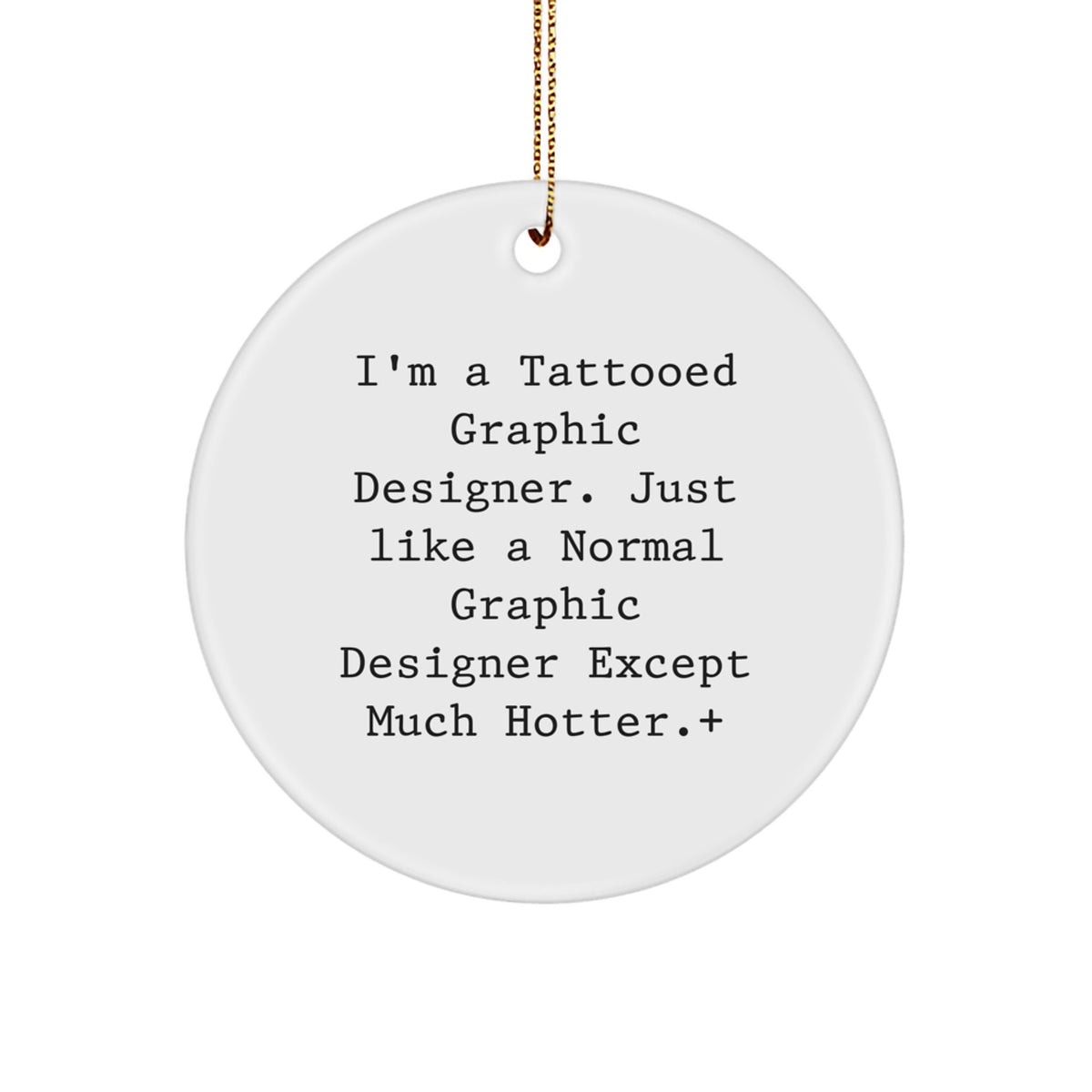 Graphic Designer Keepsake Holiday Christmas Ornament for Him Gift - Image 1