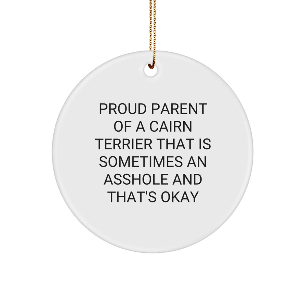 Funny Cairn Terrier Dog Christmas Unique Gifts for Friends from Men, Gifts for Men, Gifts for Women, Cairn Terrier Lovers - Image 1