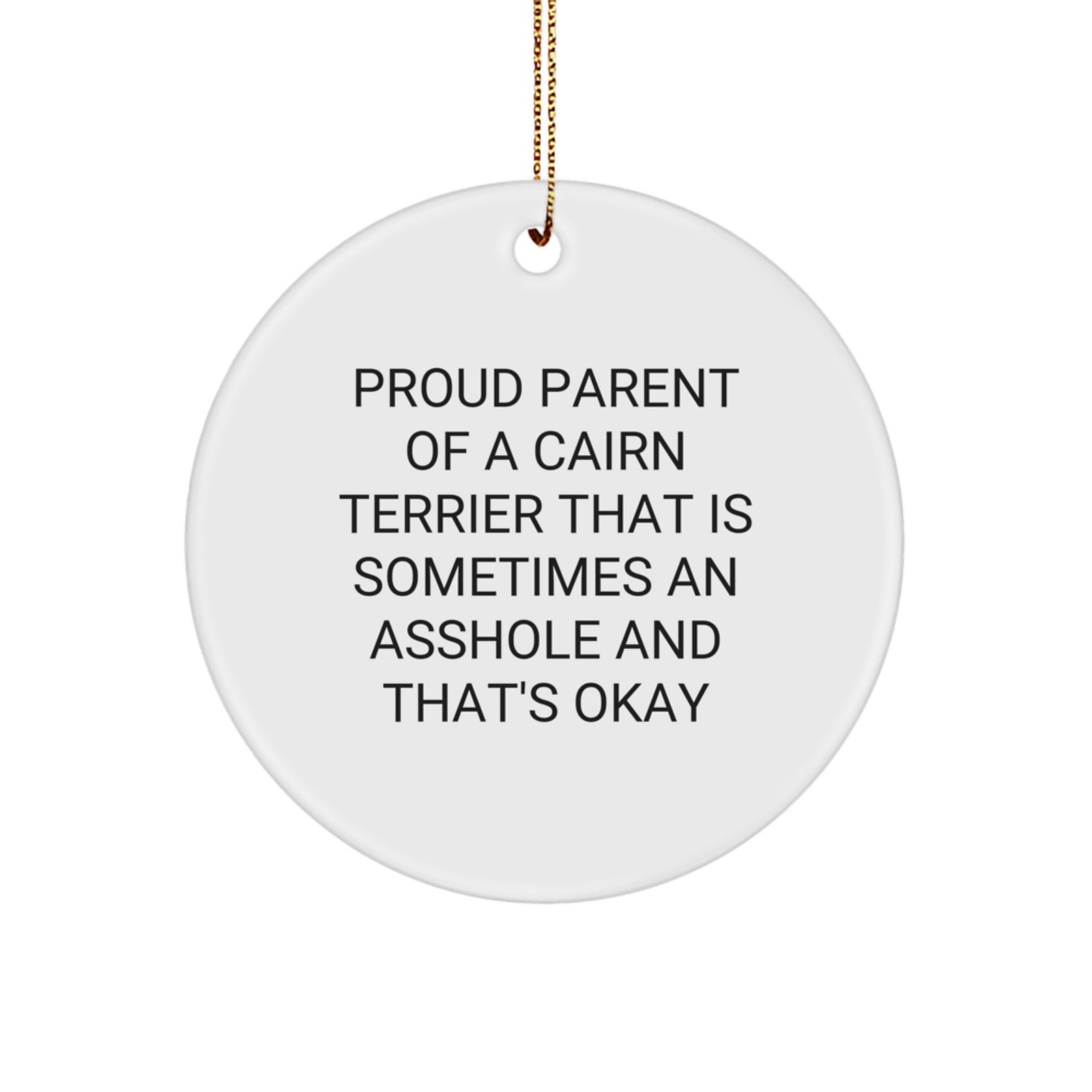 Funny Cairn Terrier Dog Christmas Unique Gifts for Friends from Men, Gifts for Men, Gifts for Women, Cairn Terrier Lovers - Image 1