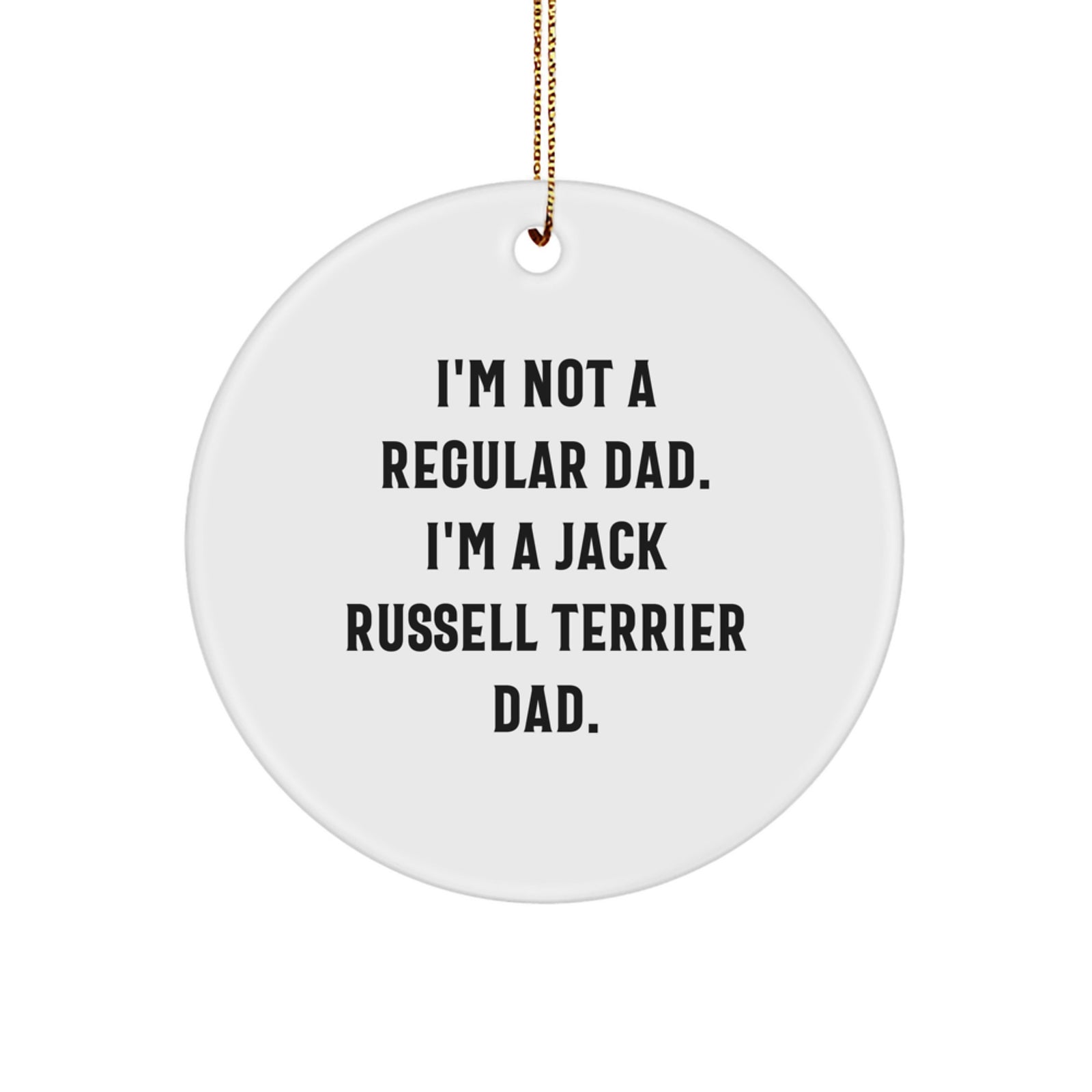 Funny Jack Russell Terrier Dog Dad Gifts from Men for Christmas Unique Gifts - Image 1