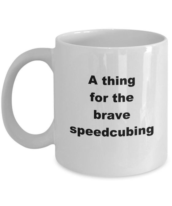 Brave Speedcubing Mug