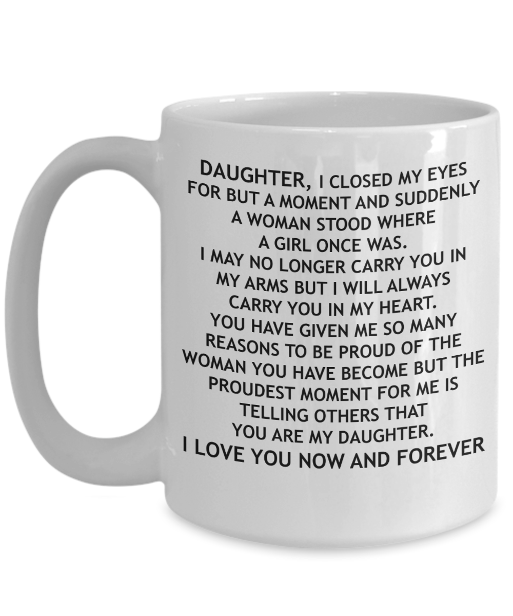 To My Daughter - Inspirational Quotes Coffee Mug