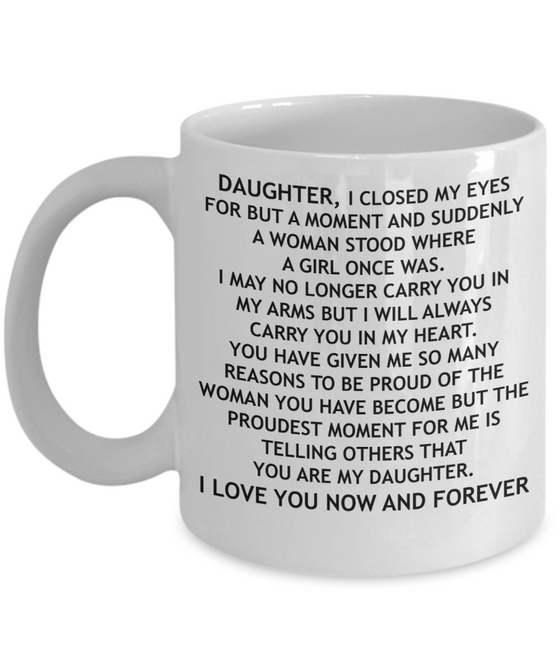 To My Daughter - Inspirational Quotes Coffee Mug
