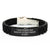 Funny Daughter-in-law Gifts from Family, Unique Glide lock Clasp Bracelet for Daughter-in-law, I Think Me Being Your Daughter-in-law Is Enough Of A Gift, Graduation Unique Gifts for Daughter-in-law - Image 1