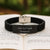 Funny Cousin Gifts from Men - Glide lock Clasp Birthday Cousin Quote Certified Cousin Silicone Black Stainless Steel Adjustable Jewelry - Image 2