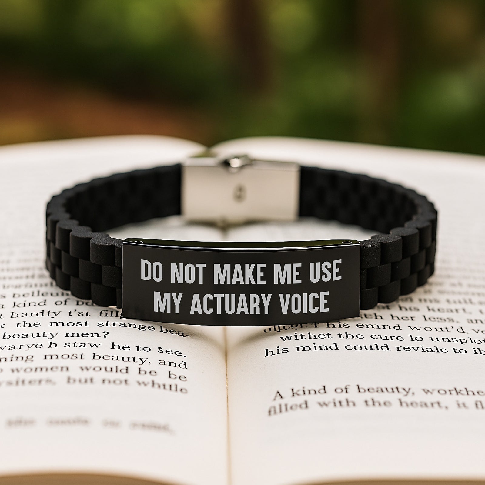 Actuary Gift for Him - Do Not Make Me Use My Actuary Voice Keepsake - Image 2