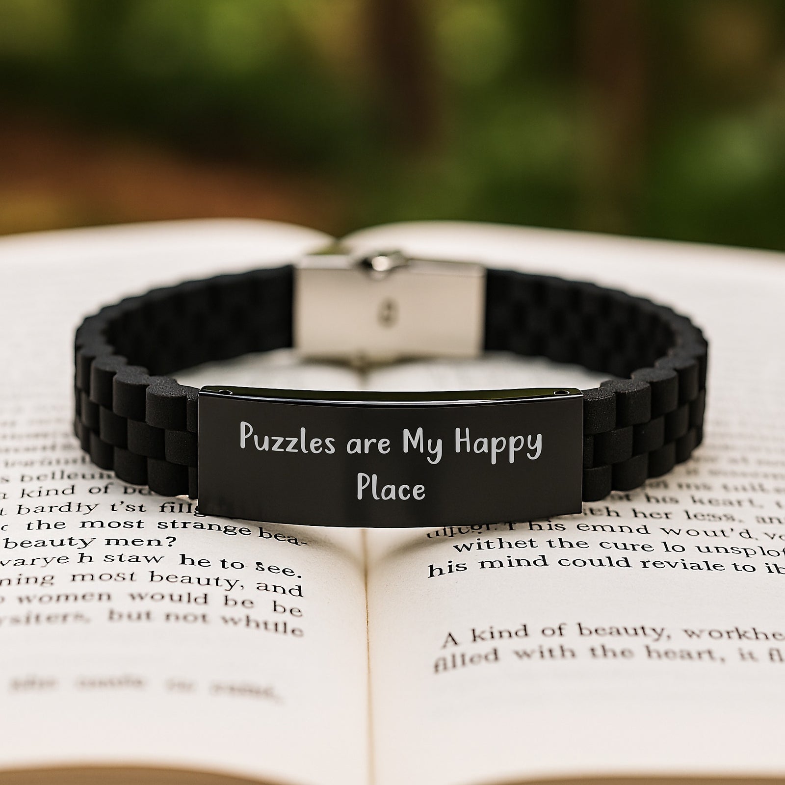 Funny Puzzles Gifts for Men Women Friends Family - Glide lock Clasp Bracelet Graduation Unique - Image 2