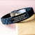 Funny Papa Gifts from Men to Papa - Adjustable Glide lock Clasp Black Stainless Steel Silicone Bracelet, Inspirational Quote, Perfect Graduation Unique Gifts - Image 3