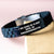 Funny Massachusetts Glide lock Clasp Bracelet - Black Color Gifts from Friends for Men in Massachusetts This Christmas - Image 3