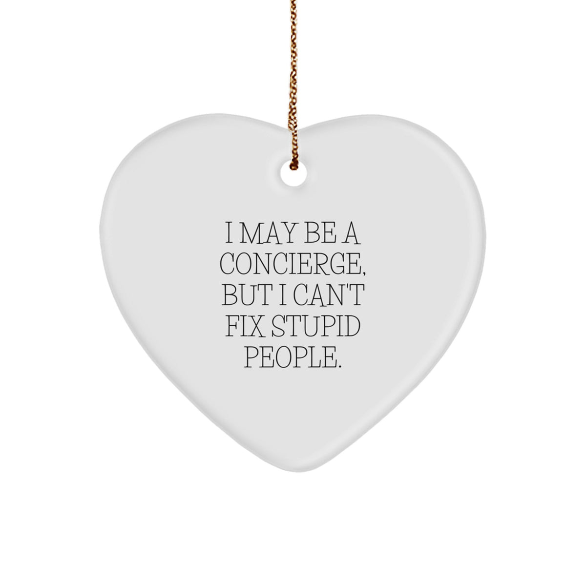 Favorite Christmas Ornament Gift for Kids - Witty Concierge Saying - Image 1