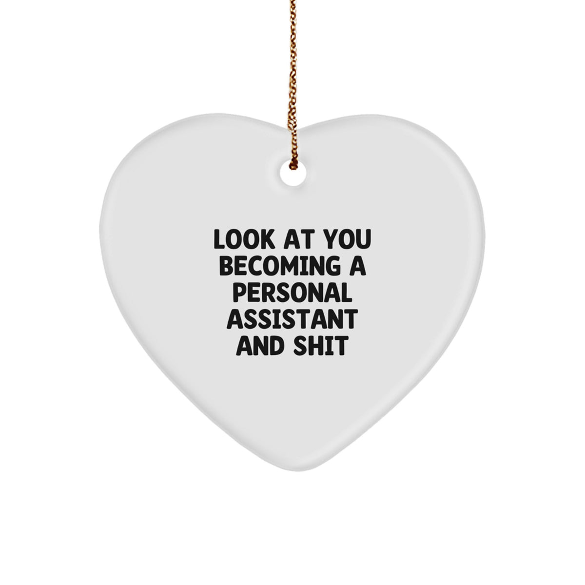 Christmas Ornament Funny Gift for Kids - Look At You Becoming A Personal - Image 1