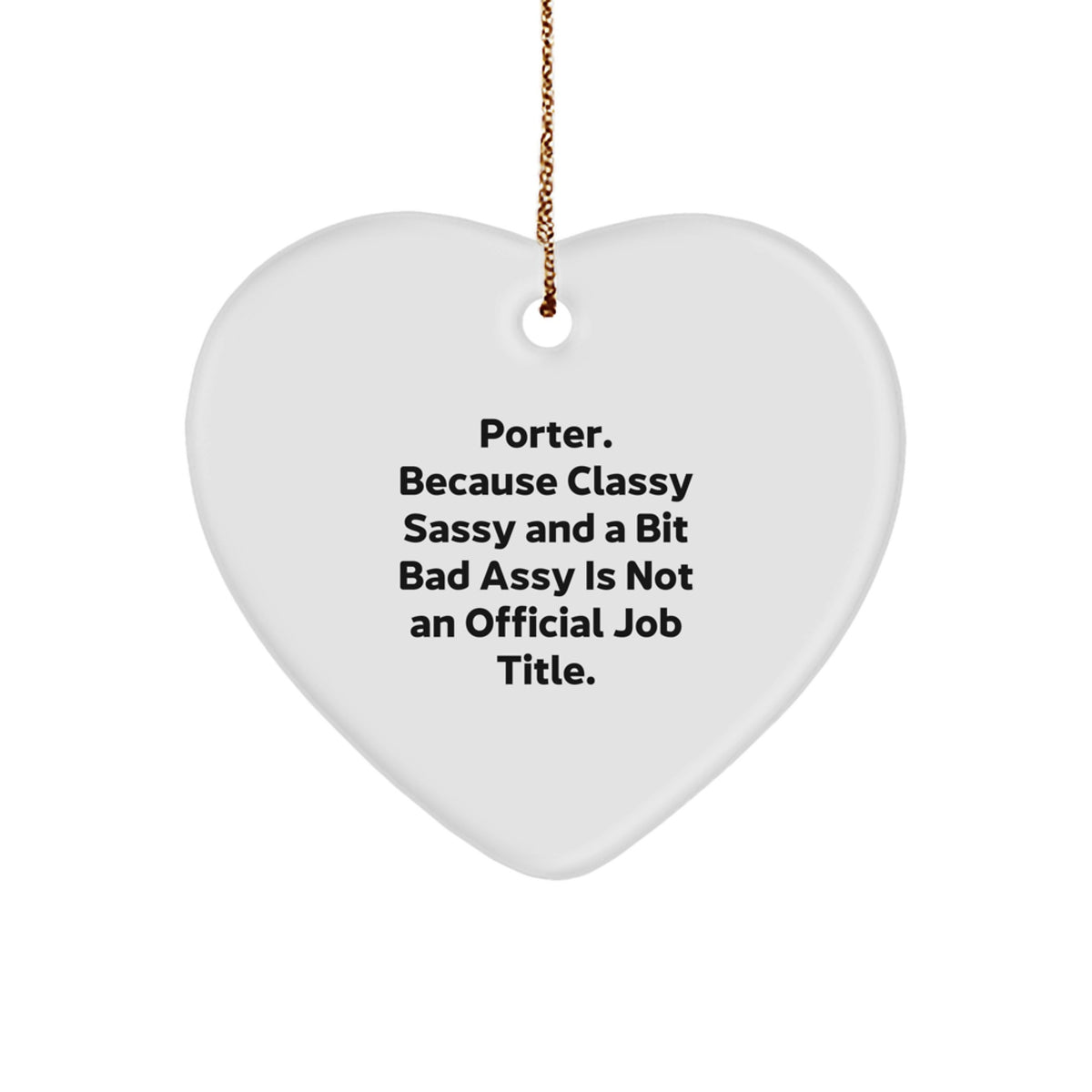 Funny Quotes Gifts from Friends for Porter Men Christmas Unique Gifts - Image 1