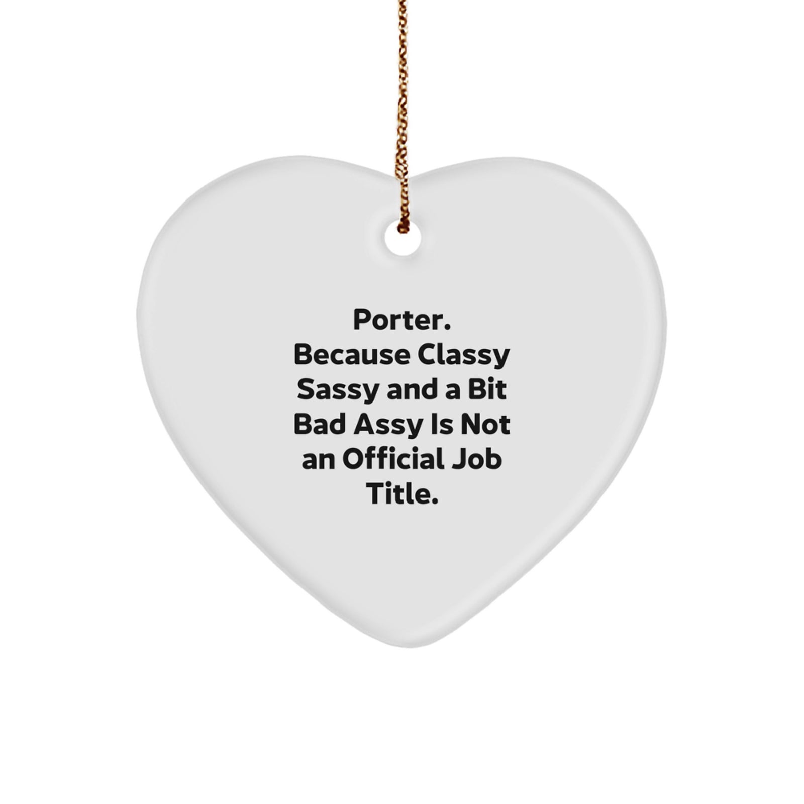 Funny Quotes Gifts from Friends for Porter Men Christmas Unique Gifts - Image 1