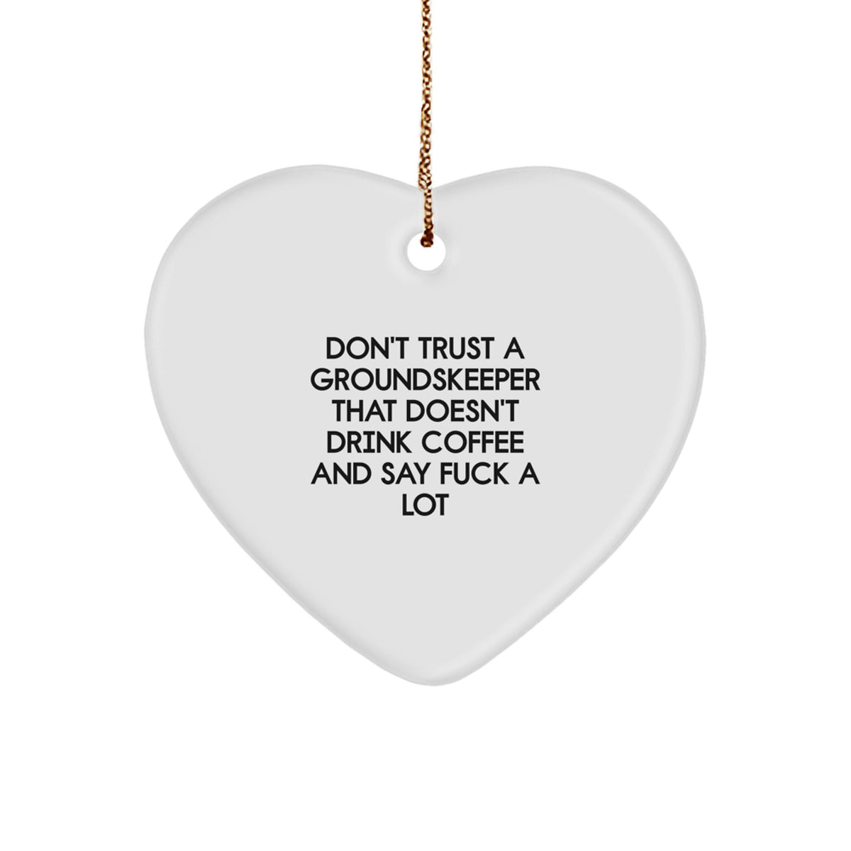 Groundskeeper Keepsake Christmas Ornament for Him Gift - Image 1