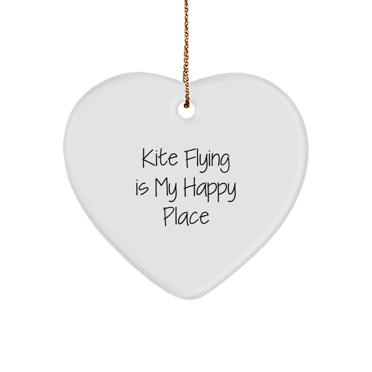Joyful Kite Flying Christmas Ornament Gift for Friends - Novelty - Image 1