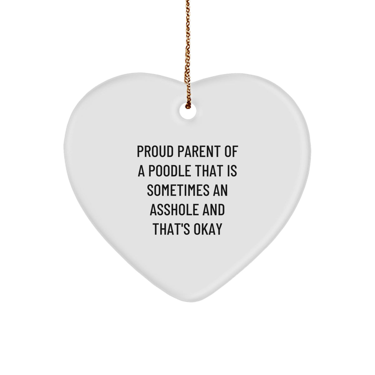 Funny Poodle Dog Gifts for Mom Dad Friends Family from Men Women Coworkers - Image 1