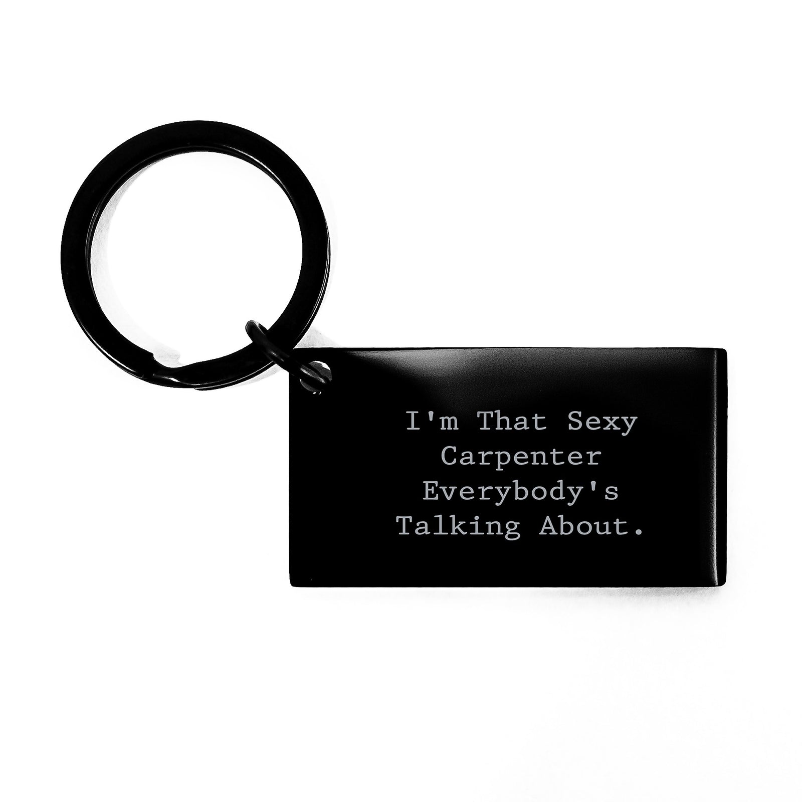 Sexy Carpenter Keychain, Funny Gift for Carpenter Lovers, Valentine's Unique Gifts from Men to Carpenter Friends - Image 1