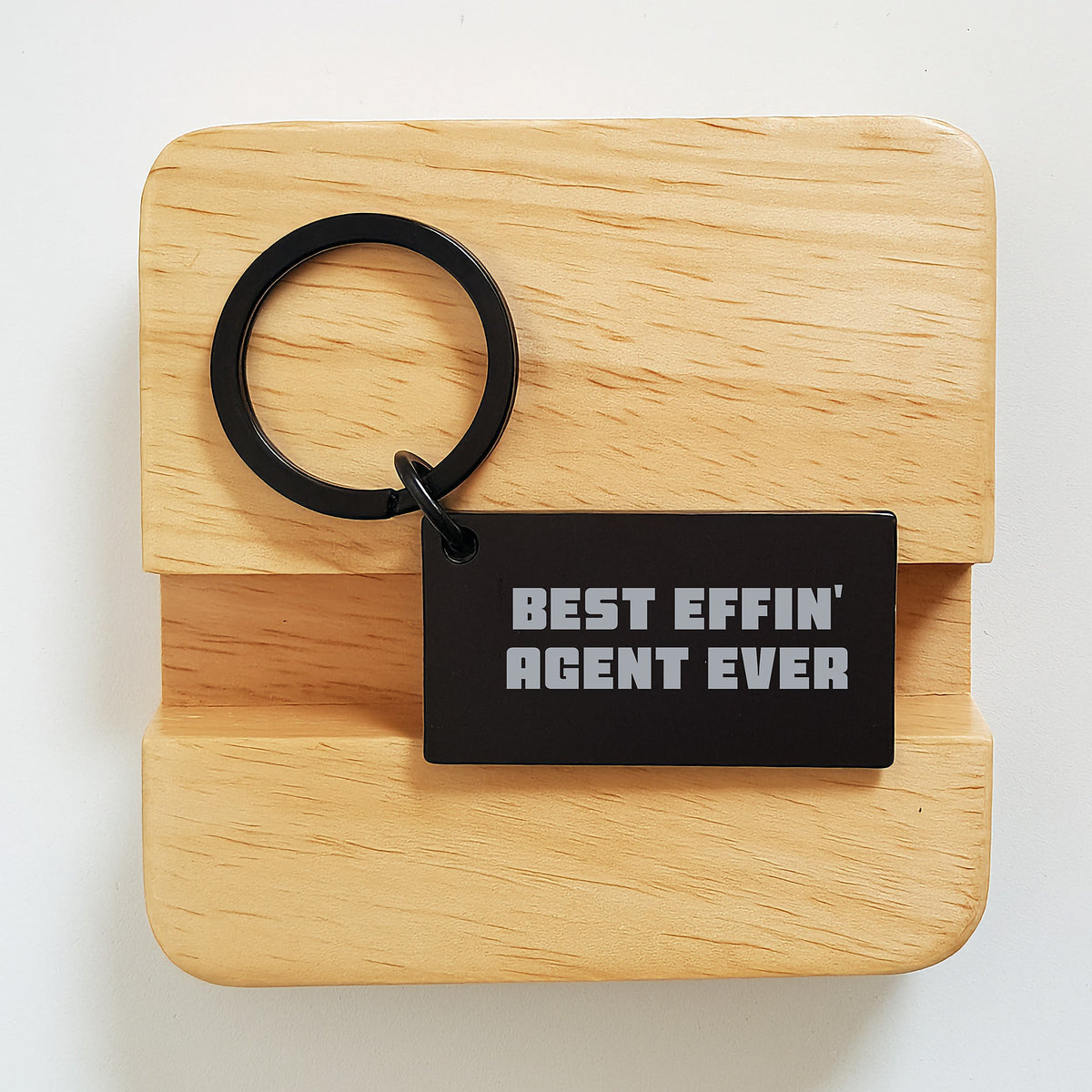 Funny Agent Keychain Gifts from Men to Best Effin' Agent Ever Graduation Unique Keychains for Agent - Image 2